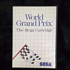 SEGA World Grand Prix CIB (Sega Master System) Racing Game 1986 Manual Included