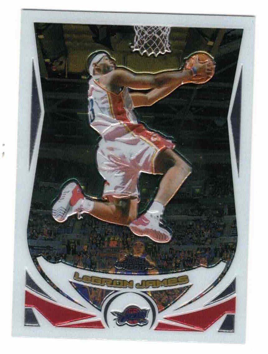 LEBRON JAMES 2004-05 TOPPS CHROME # 23 CLEVELAND CAVALIERS