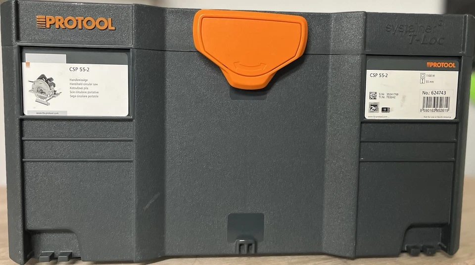 Sierra circular y systainer Protool (Festool) CSP 55-2 raro Foto 4 de 4