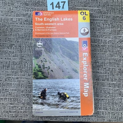 The English Lakes: South Western Area by Ordnance Survey (Sheet map, 2008