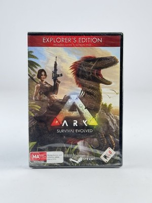 ARK Survival Evolved Explorer s Edition Game & Season Pass PC Steam RARE Sealed