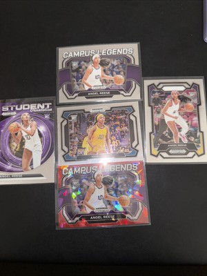 Angel Reese 2024 Prizm Draft Picks Lot 5 Cards!
