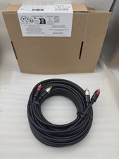 Amazon Basics 2-Male to 2-Male RCA Audio Stereo Subwoofer Cable 32 ft 1-pk READ