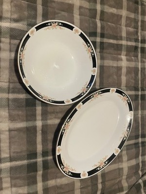 Vintage Crown Ming Fine China Windsor Jian Shiang 44 Pc Set Floral Discontinued