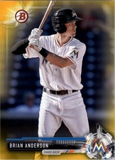 2017 Bowman Prospects Yellow #BP87 Brian Anderson - BB