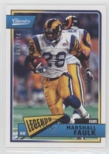 2018 Panini Classics Legends Red Back 251/299 Marshall Faulk #143 HOF 0l2
