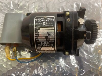 BODINE ELECTRIC Type NSI-10RS3 Speed Reducer Motor! 1/70HP 6Amp **Made In USA!**