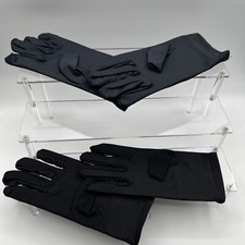 2x Ensnovo Adult 10" Wrist Length Spandex Full Finger Stretchy Short Glove M