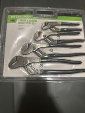 4 Pc Tongue and Groove Joint Pliers Set 6", 8", 10", 12" Free Fast Shipping