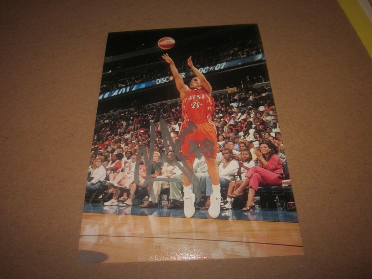 KARA LAWSON SIGNED AUTOGRAPHED 4X6 ALL STAR PHOTO # 3 WNBA-DUKE