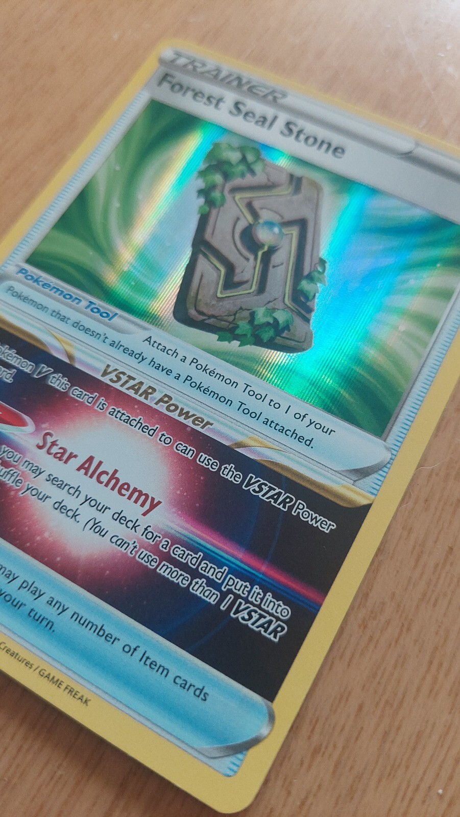 Forest Seal Stone 156/195 Pokemon card -LP