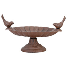 Bath D' Bird Cast Iron With 2 Foxtail