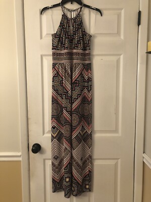 Db established 1962 Womens Multicolor Casual Dress, Size 4P, Halter Neck