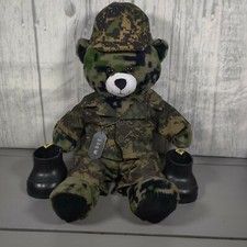 Build a Bear Military Camo Army Fatigues Uniform Teddy Clothes Boots