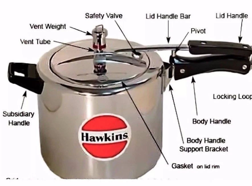Hawkins pressure online cooker body handle