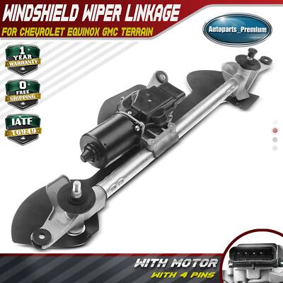 Windshield Wiper Linkage + Motor for Chevrolet Equinox GMC Terrain 2010-2016