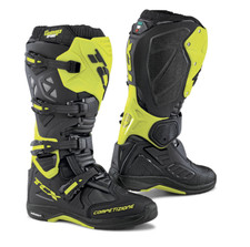 Stivali Moto Cross Enduro TCX Comp EVO 2 Michelin Nero Giallo Fluo tg 44