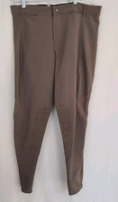 Irideon Horse Riding Wear Women's Size 32 Khaki/Gray Pants Leggings Made In USA