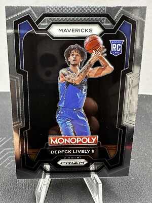  2023-24 Panini Prizm Monopoly Derek Lively II Rookie RC #24 Dallas Mavericks