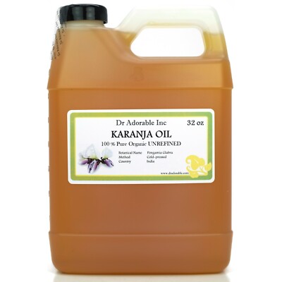 BEST PREMIUM KARANJA OIL 100% PURE ORGANIC COLD PRESSED HIGH QUALITY ANTISEPTIC
