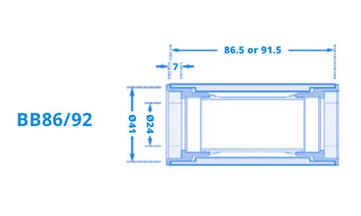 SwishTi Road Mountain Press-Fit Bottom Bracket BB86/BB89.5/BB92 for Shimano use - Image 3 of 3