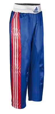 Final SALE! adidas Kickbox-Hose blau/rot/weiß - Kickboxhose - Kickboxen -  Pants - Bild 1 von 4
