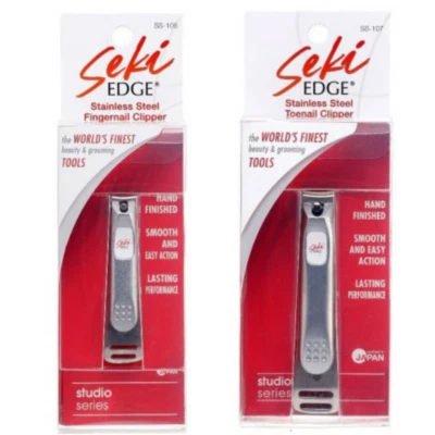 Seki Edge - Stainless Steel Toenail and Fingernail Clippers set (SS106 / SS107)