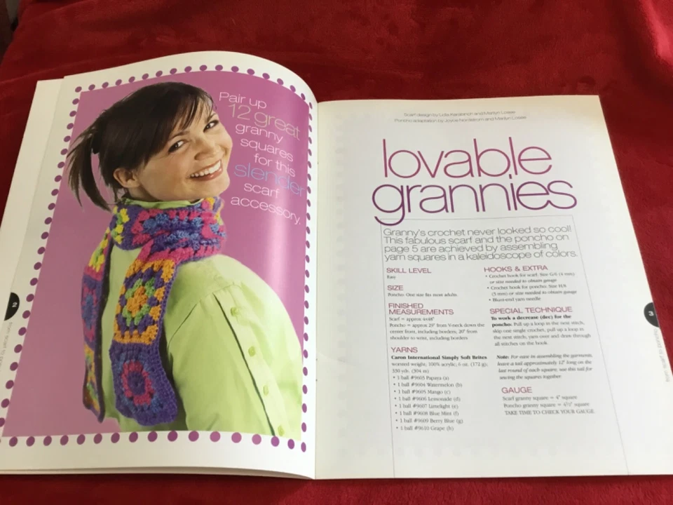 40+ Crochet Patterns Hats Scarves Purses Accessories Gloves Socks Poncho More - Image 4 of 4