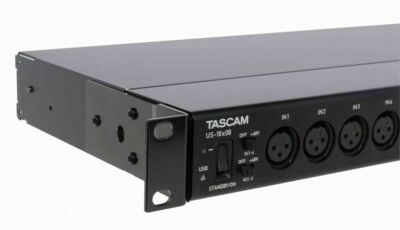 TASCAM US16X08 16-Mic Line Rackmount Audio Interface with MIDI for
