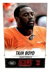 2014 Score #424 Tajh Boyd Rookie New York Jets