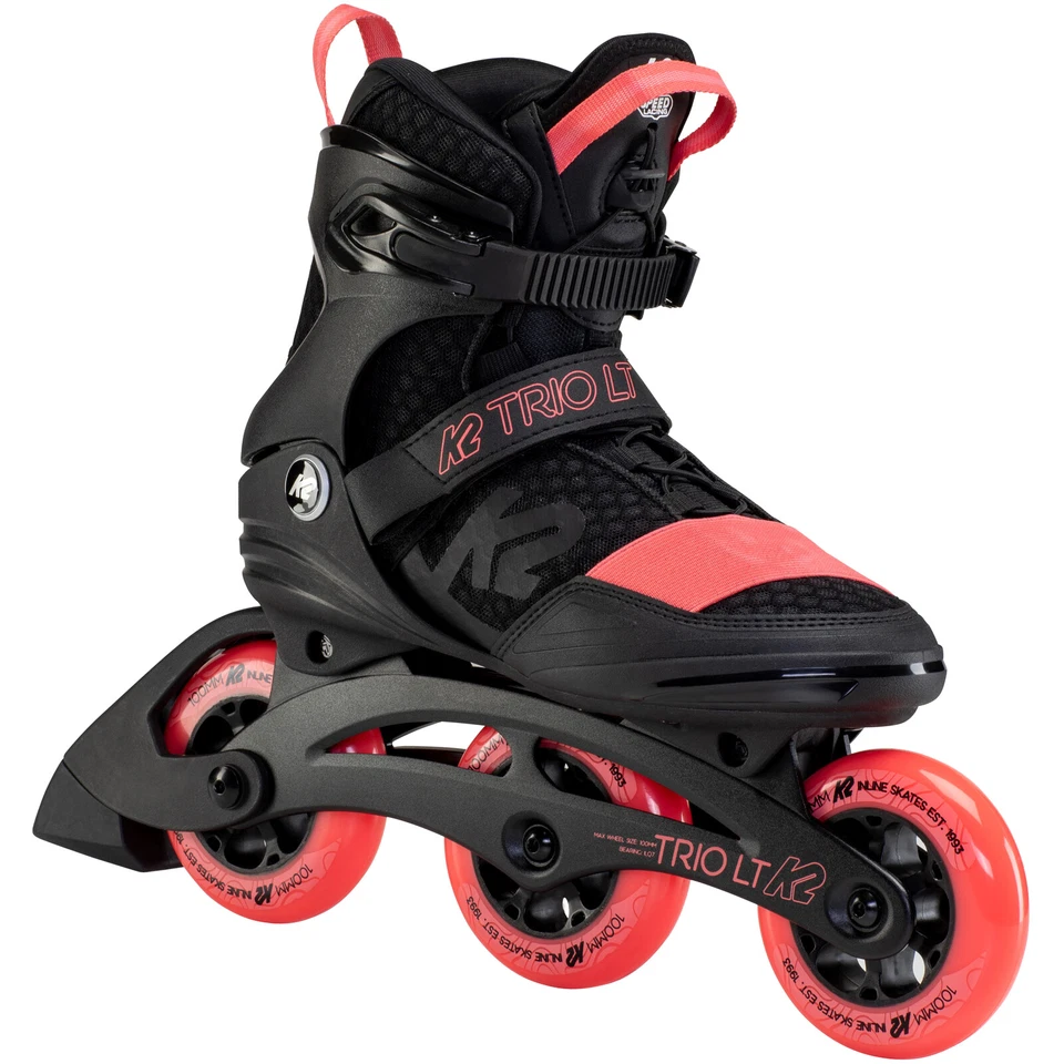 K2 Trio LT 100 W Damen-Inline Skates Inlineskates Inliner Fitness 3 Rollen