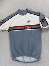 Castelli 1/4 Zip Short Sleeve Cycling Jersey (Men's 2XL) Gray