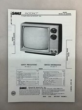 Sears 401.50240450 Service Manual Sams Photofact Free Shipping