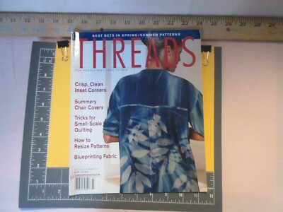 2002 THREADS July Magazine #101~ For People Who Love to Sew ~Taunton's-VG-FS