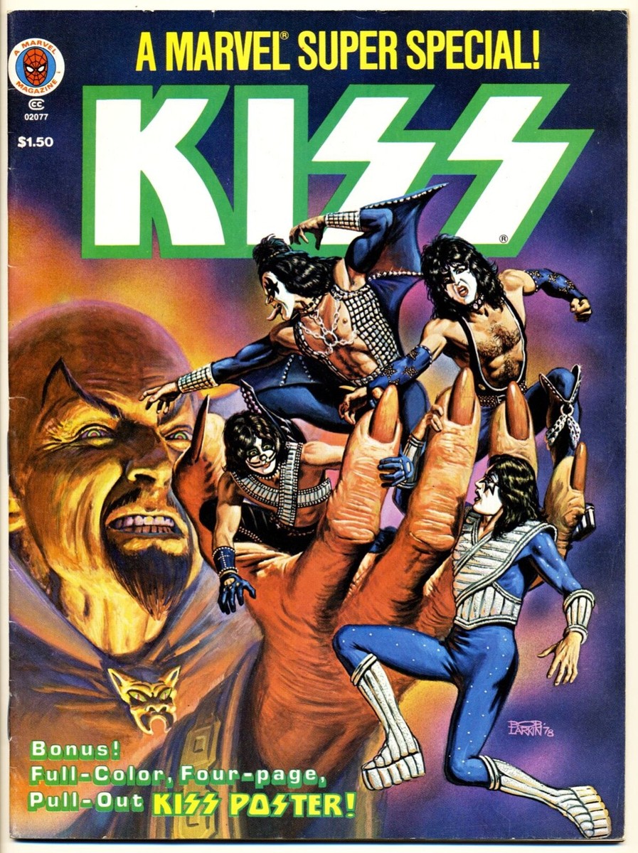 MARVEL COMICS SUPER SPECIAL #5 VG/F, KISS, No Poster, Magazine
