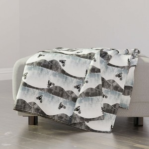 Throw Blanket Motocross Motorcycle Boys Moto Motorcross ...