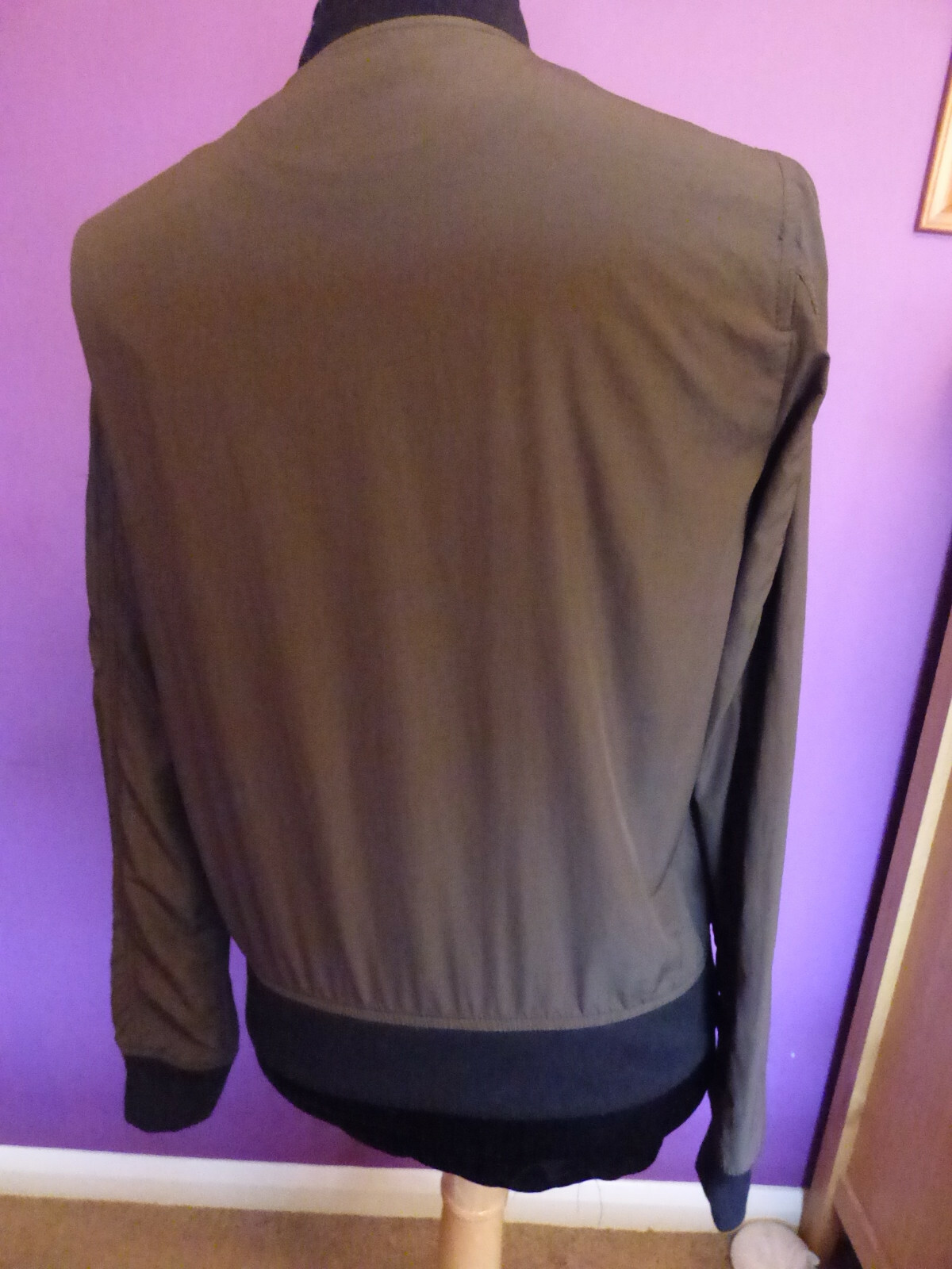 ZARA BASIC GREEN SHELL BLOUSON STYLE WINDBREAKER … - image 6