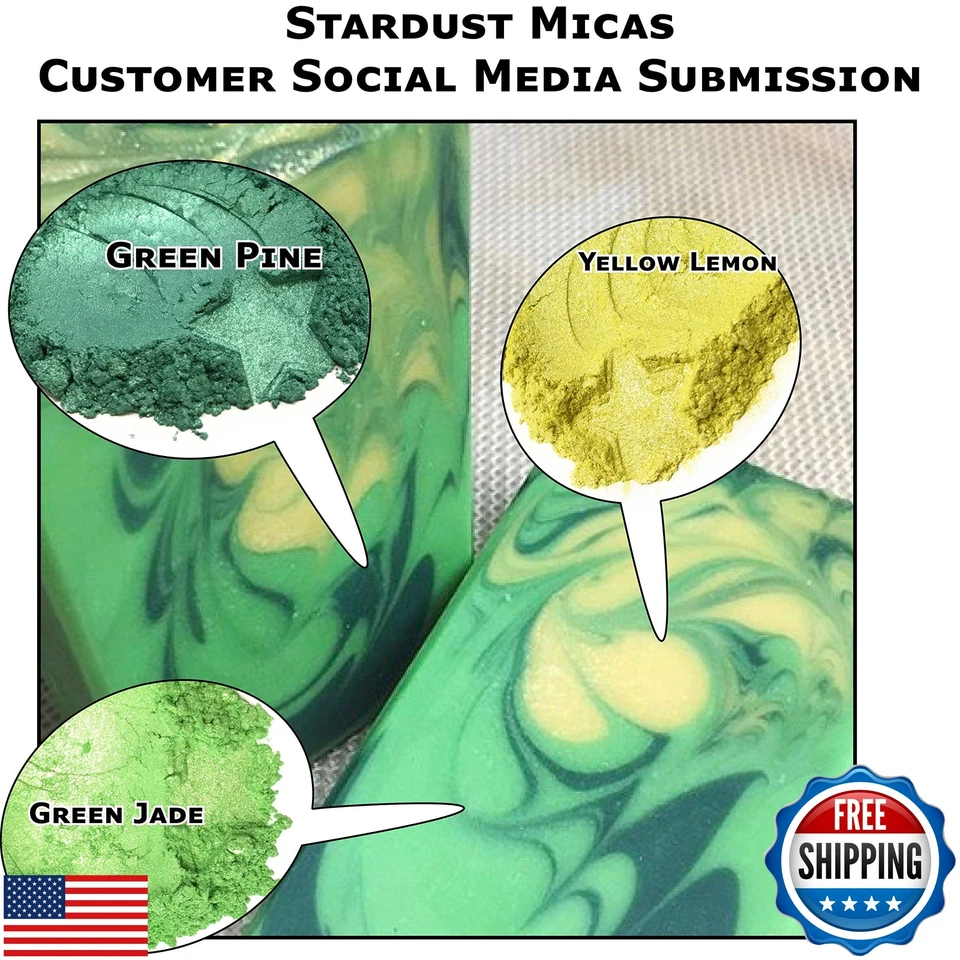 Stardust Micas Pigment Powder Cosmetic Grade Colorant for Makeup, Soap Making - Image 4 of 4