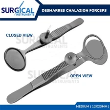 Desmarres Chalazion Forceps Medium 3.5" (8.9cm) Ophthalmic Instruments German Gr