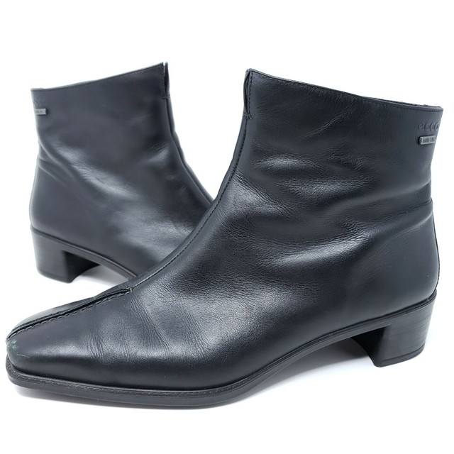 ecco black ankle boots