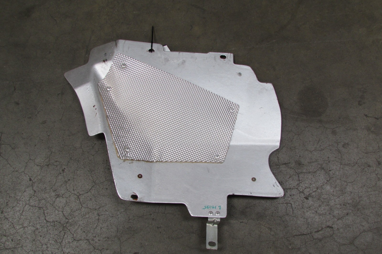 Ferrari F430, LH, Left, Fuel Tank Heat Shield, Used, P/N 208492