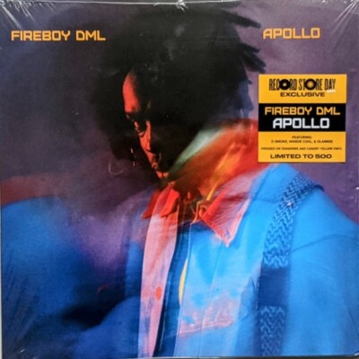 Fireboy DML -Apollo- 2 LP Set - Limited (Canary /Tangerine Vinyl) - NEW & SEALED