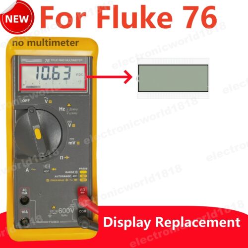 For Fluke 76 True-rms Analog/Digital Multimeter LCD Display Screen Repair Part - Picture 1 of 3