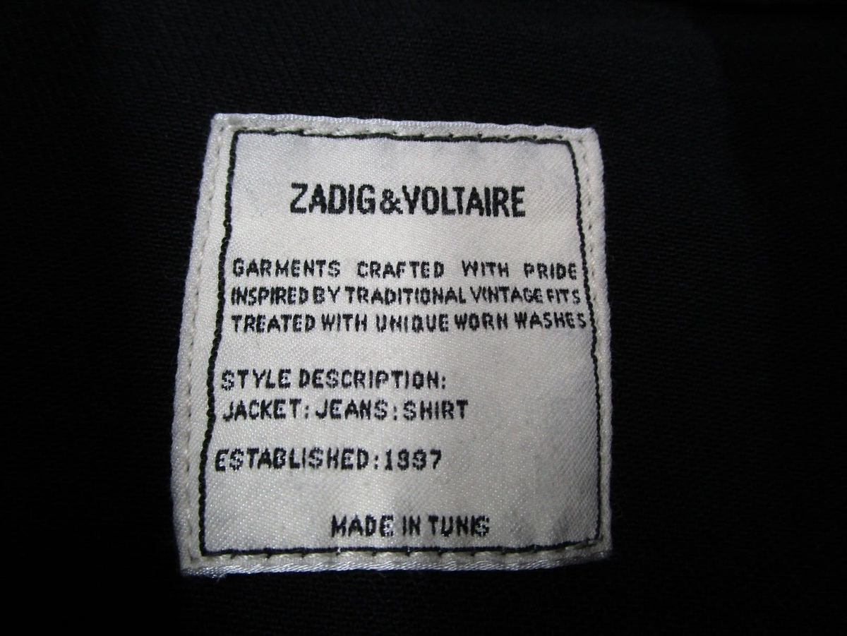 Zadig Voltaire Jacket Women Extra Small Black Kioko Cat Full Zadig Voltaire Jacket Women Extra Small Black Kioko Cat Full
