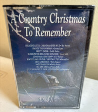 A Country Christmas to Remember, Brand New Sealed Audio Cassette Tape