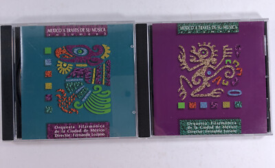 Lot of 2 Orquesta Filarmonica De La Ciudad De Mexico, Mexico A Traves Musica