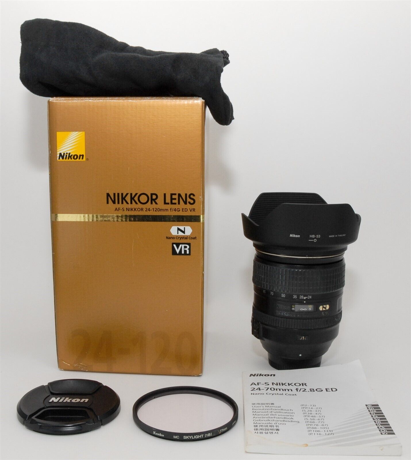 NIKON AF-S NIKKOR 24-120mm f4G ED VR LENS!! EXCELLENT CONDITION!! WARRANTY!!