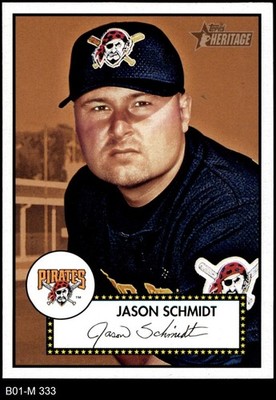2001 Topps Heritage #333 Jason Schmidt Pirates SHORT-PRINT 8 - NM/MT