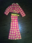 Vintage Barbie Doll 1971 "Check The Suit" Outfit! Htf! Mint!