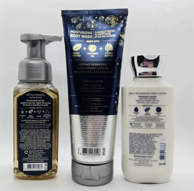 3/PCS SET Bath & Body Works DREAM BRIGHT Hand Soap+Moisturizing
